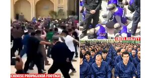 China releases propaganda video of persecuted Muslim minority dancing to celebrate the end of Ramadan to 'prove' they are living